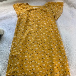NWOT Yellow floral dress